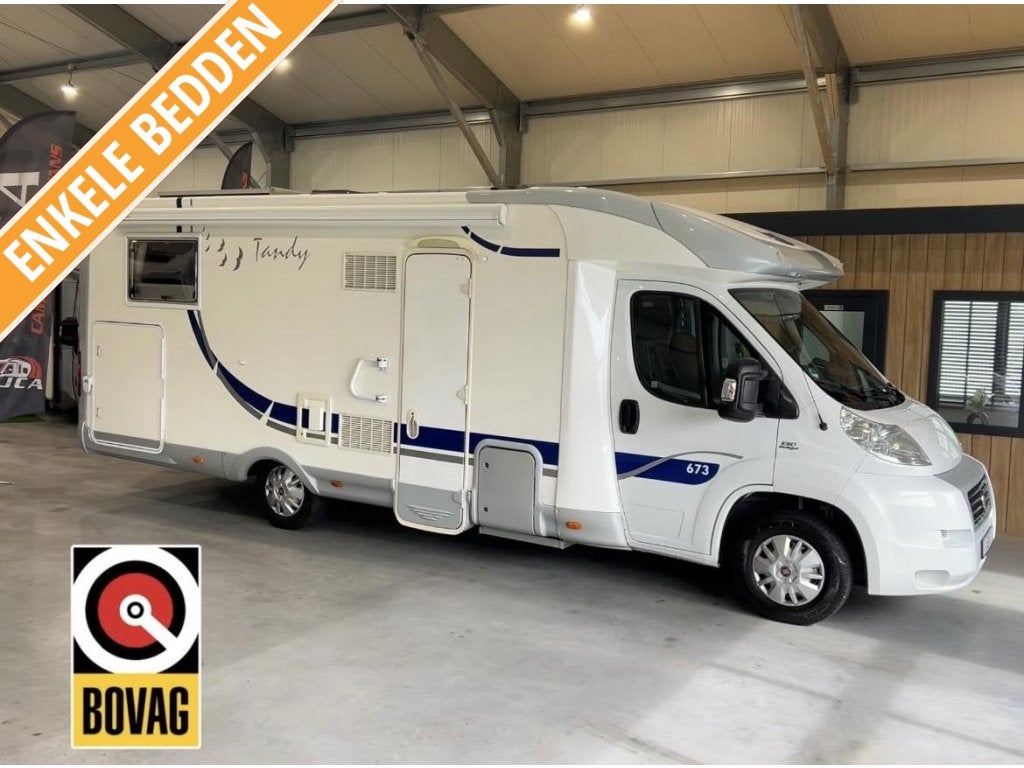 McLouis TANDY 673 Enkele Bedden/Airco Fiat Ducato 130PK, Caravans en Kamperen, Ringverwarming, Fiat, 7 tot 8 meter, Bedrijf