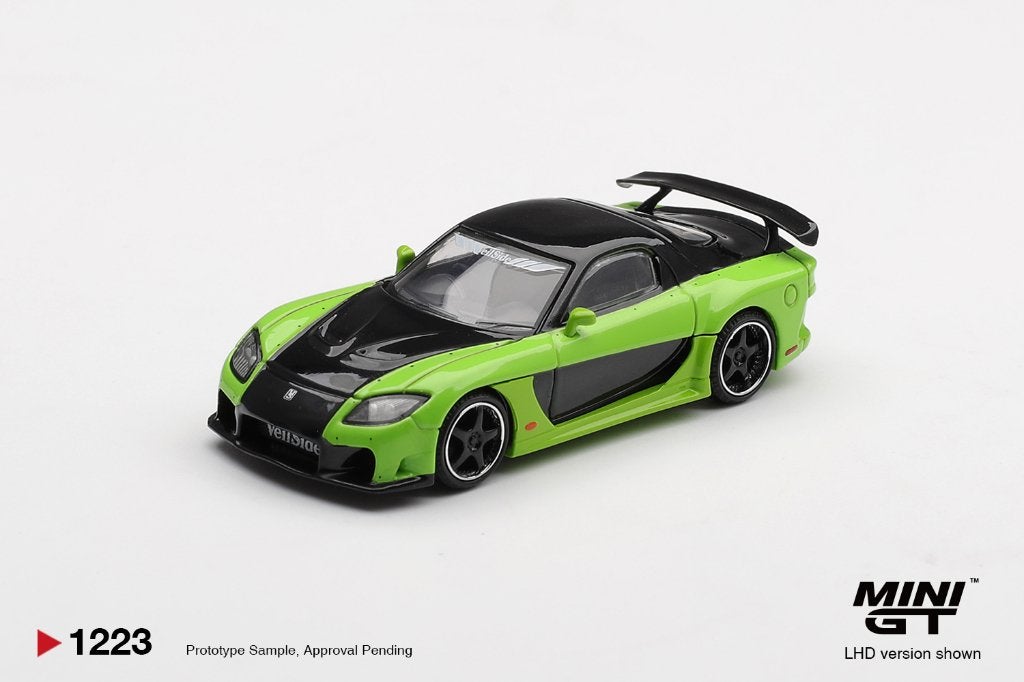 Mini GT 2012 Mazda RX-7 (FD) VeilSide Fortune7, Green, Www.rubensmodelautos.nl, Auto, Nieuw, Ophalen of Verzenden