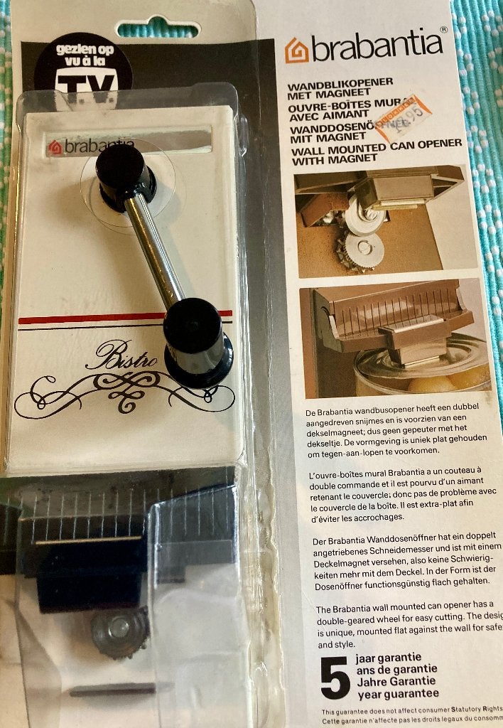 Brabantia bistro jaren 70 Retro/Vintage wandblikopener, Ophalen of Verzenden, Huis en Inrichting