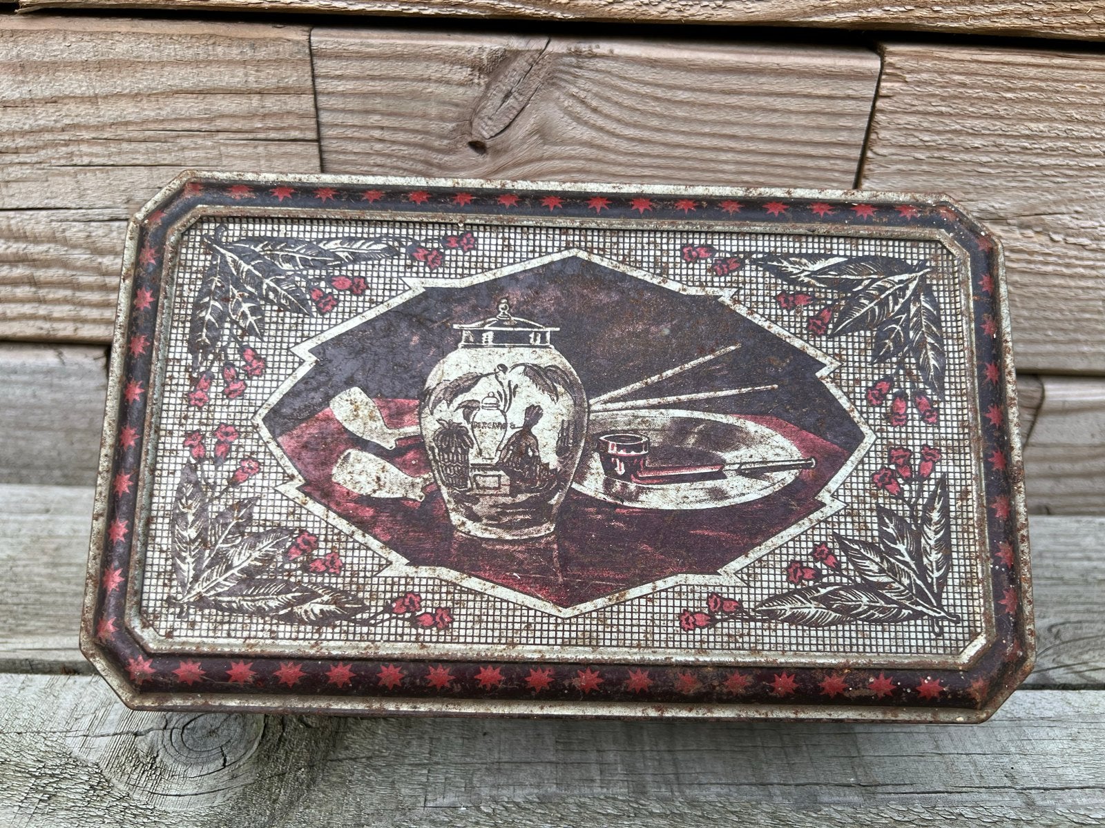 Antiek blik 250 gram Rooktabak No. 525 Niemeijer, Ophalen of Verzenden, Gebruikt, Overige, Overige merken