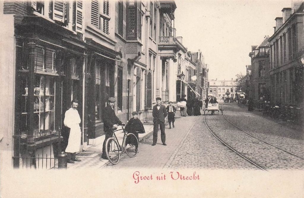 703-141-001 Groet Uit Utrecht, Verzamelen, Ansichtkaarten | Nederland, Verzenden, Voor 1920, Utrecht