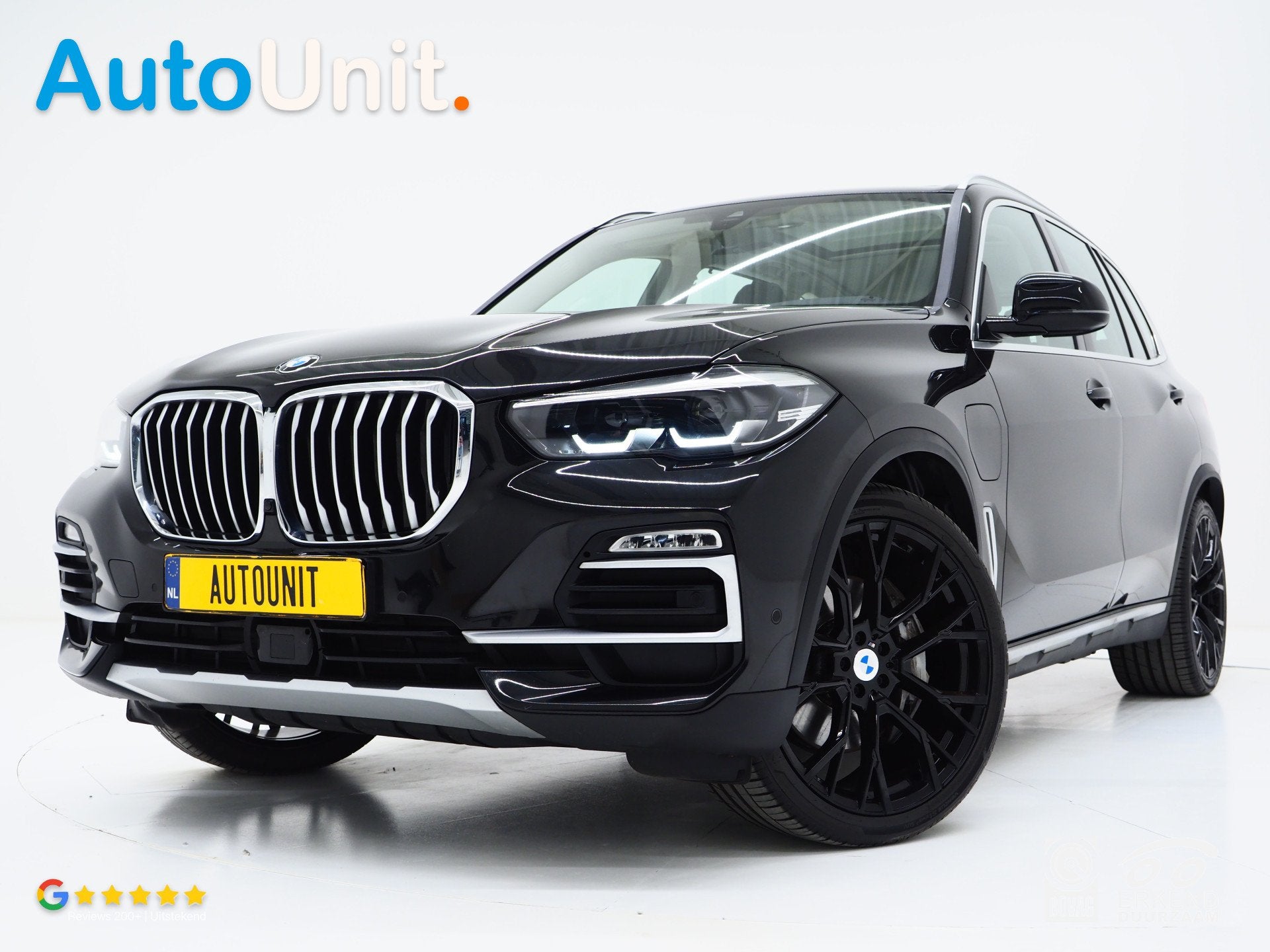 BMW X5 xDrive45e High Executive | Panoramadak | Leder | Trek, Auto's, Dealer onderhouden, Gebruikt, 394 pk, Zwart