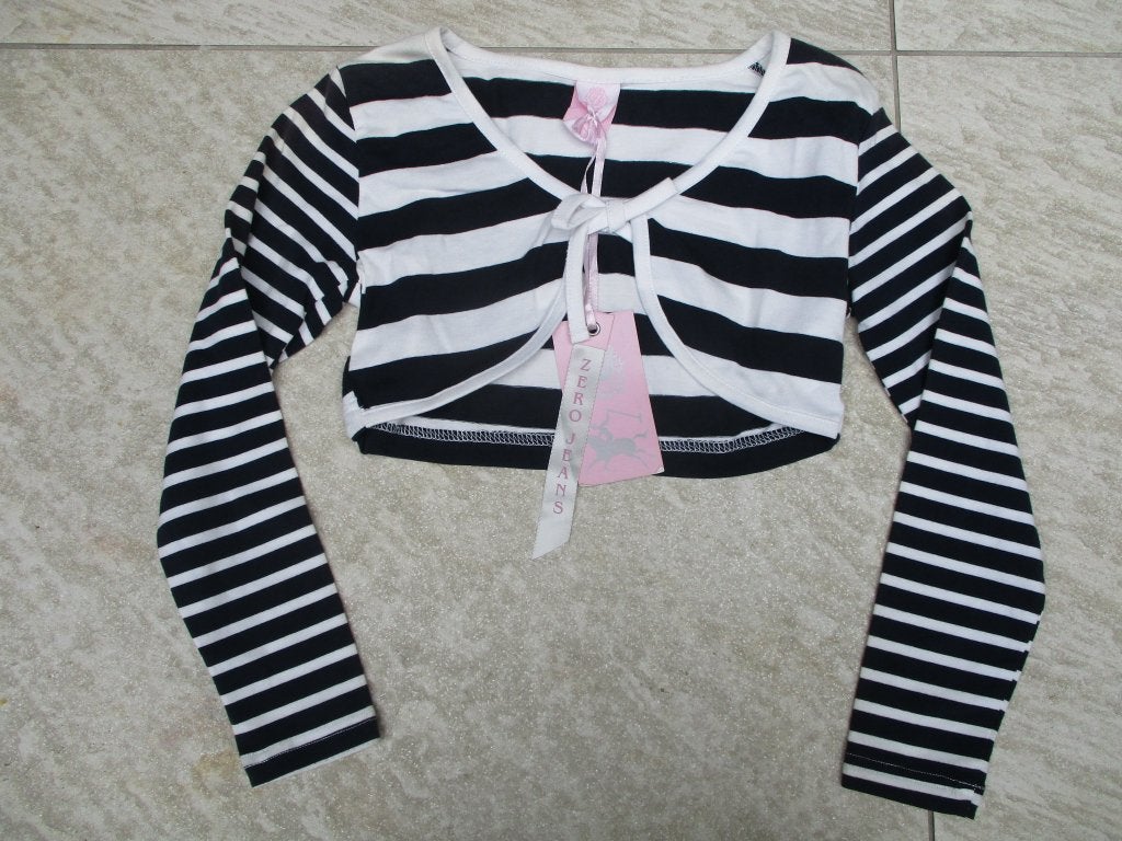 Zero Jeans bolero vest blauw maat 116 vestje NIEUW B-choice, Kinderen en Baby's, Zero Jeans, Meisje, Trui of Vest, Nieuw