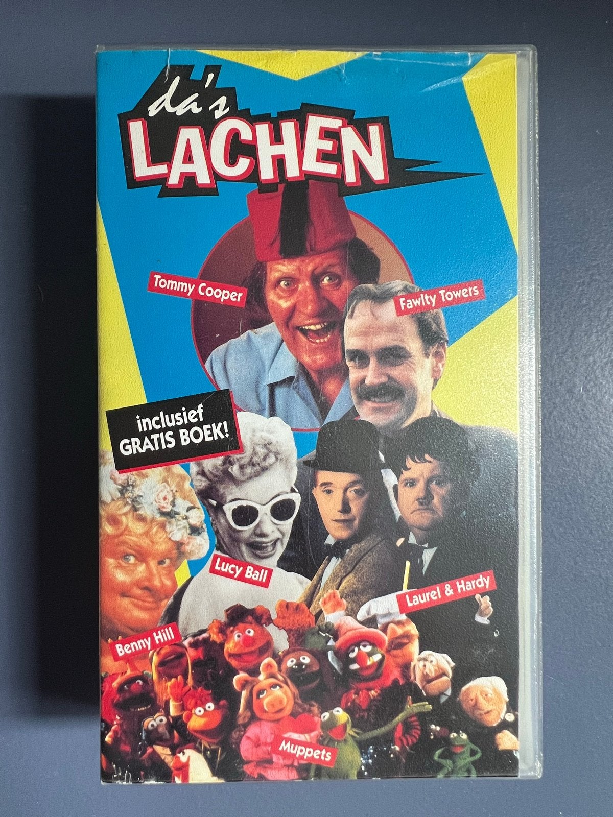 Da's Lachen VHS - Komedie met Tommy Cooper, Muppets, Alle leeftijden, Ophalen of Verzenden, Komedie, VHS