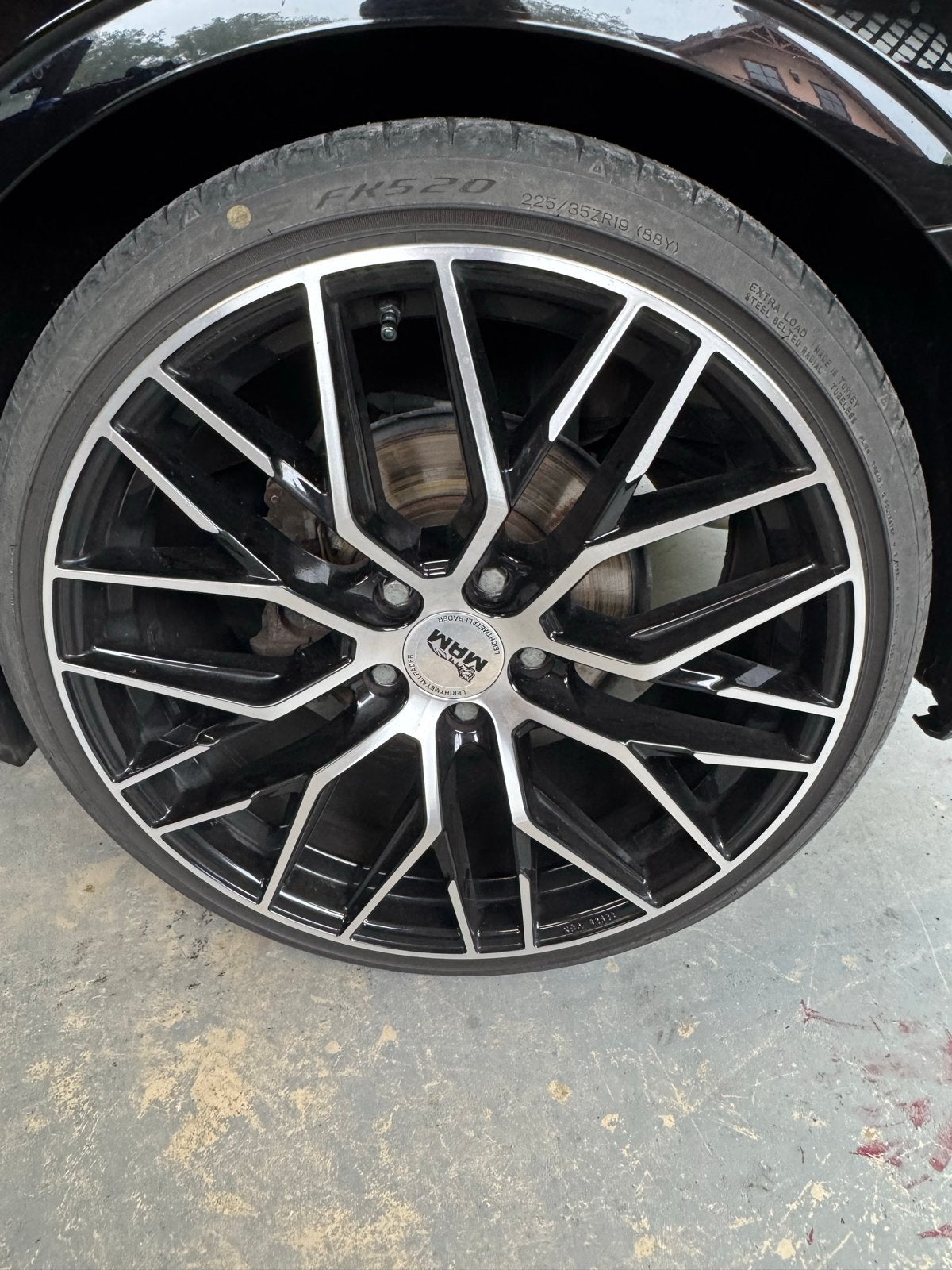 MAM RS4 BLACK FRONT POLISH zomer 19 inch 4 stuks, Auto-onderdelen, Banden en Velgen, Gebruikt, Banden en Velgen, Personenwagen