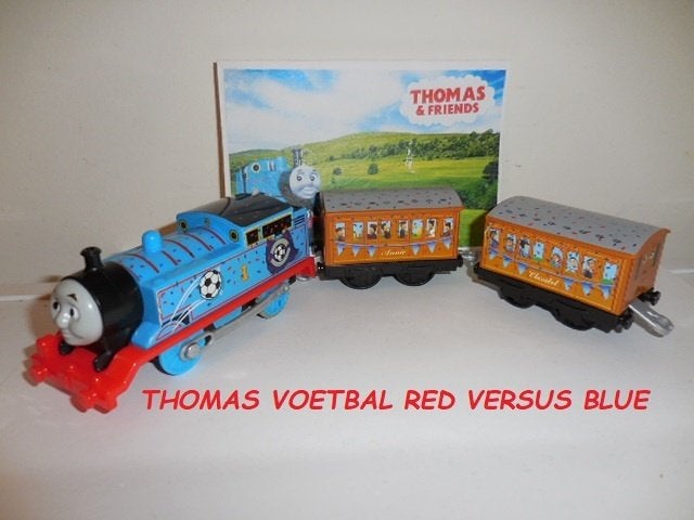 Trackmaster Thomas de Trein, Thomas Voetbal Red vs Blue, Ophalen of Verzenden, Gebruikt
