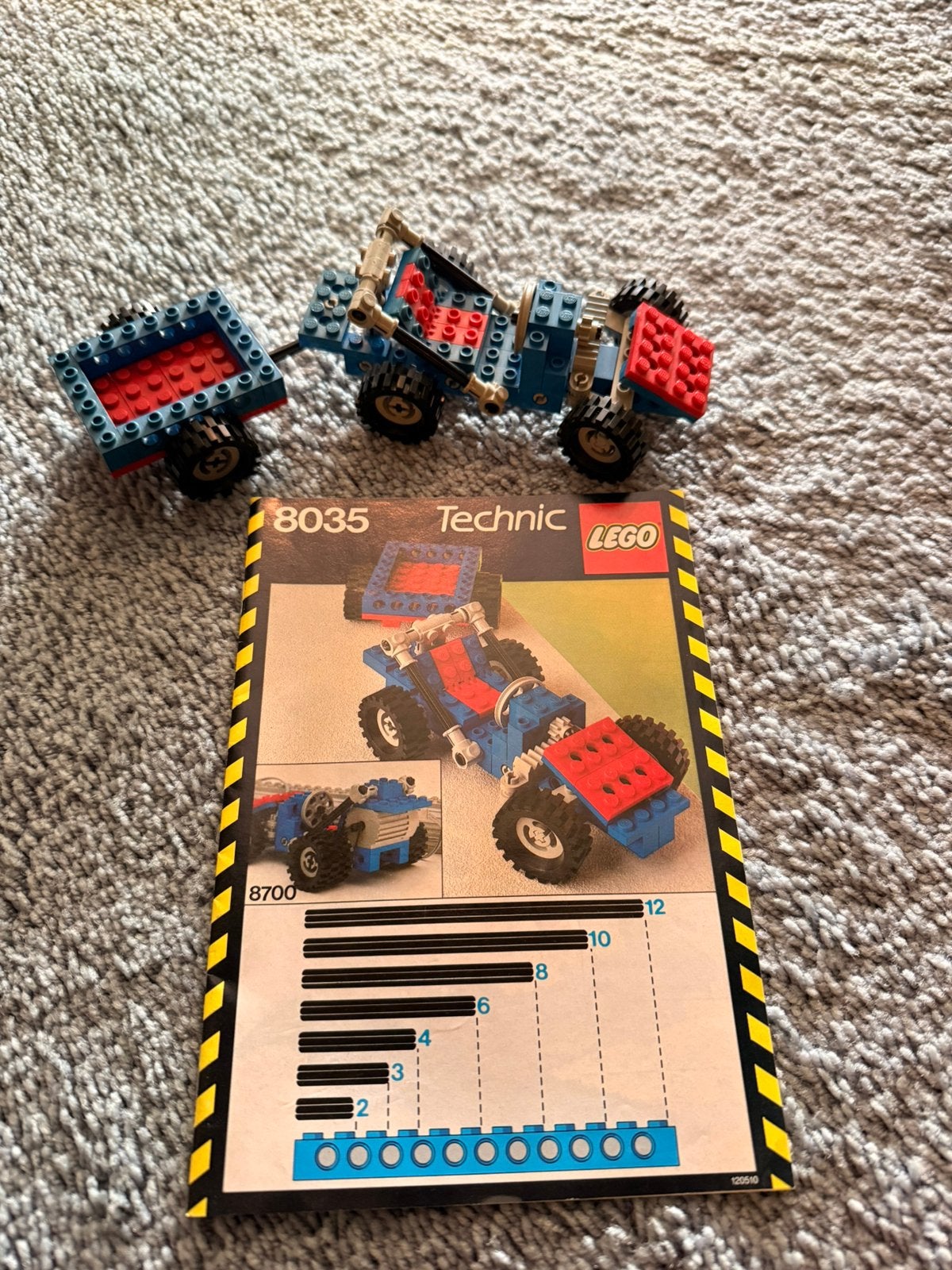 Lego technic 8035, Ophalen of Verzenden, Zo goed als nieuw