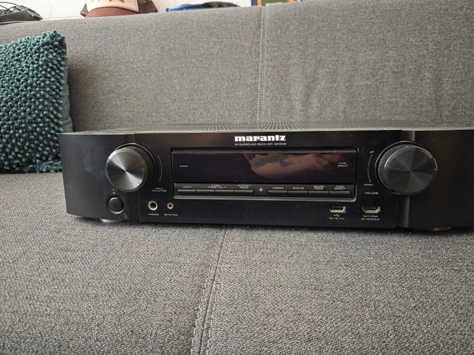 Marantz NR-1506 AV Receiver - Inclusief stroomkabel, Marantz, Gebruikt, Ophalen of Verzenden, 60 tot 120 watt