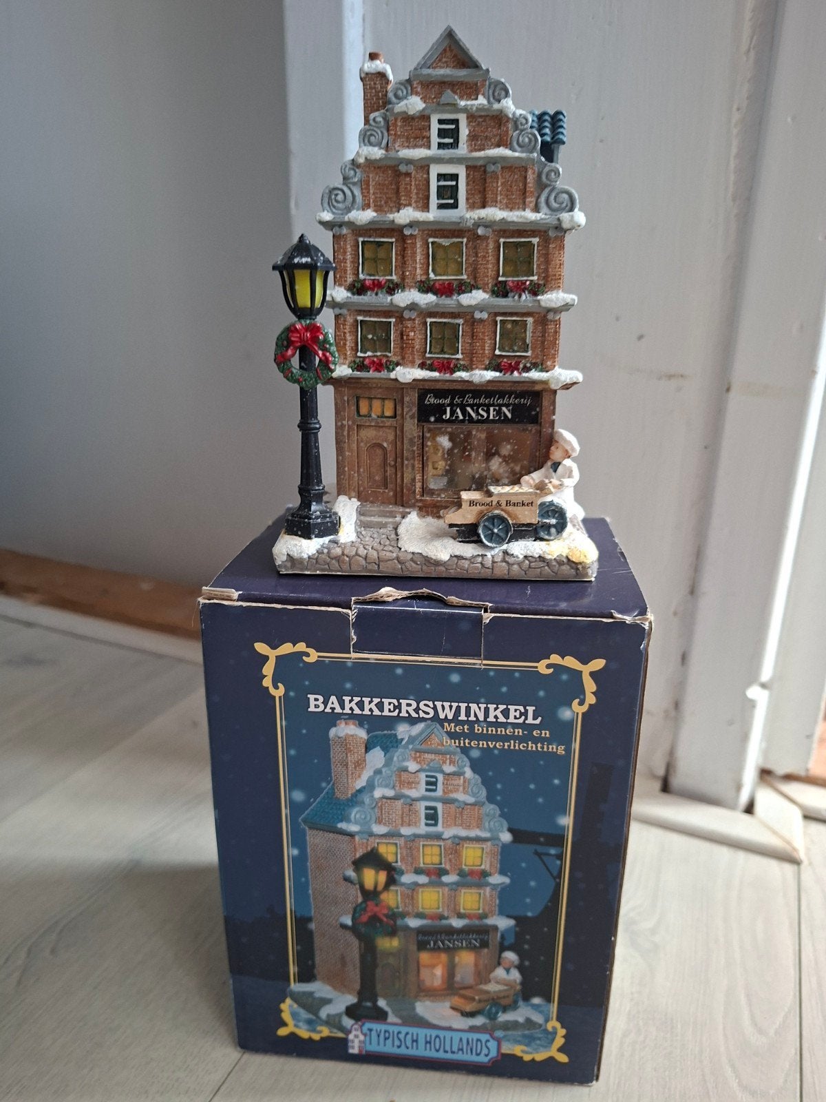 verschillende typische Hollands kersthuisjes, Ophalen of Verzenden, Gebruikt