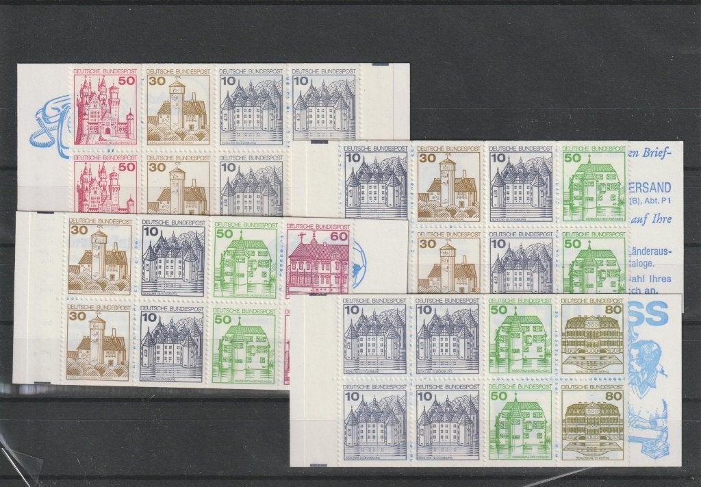 BRD 1977-1982, Postzegelboekje 21 t/m 24, Postfris., Postzegels en Munten, Ophalen of Verzenden, BRD, Postfris