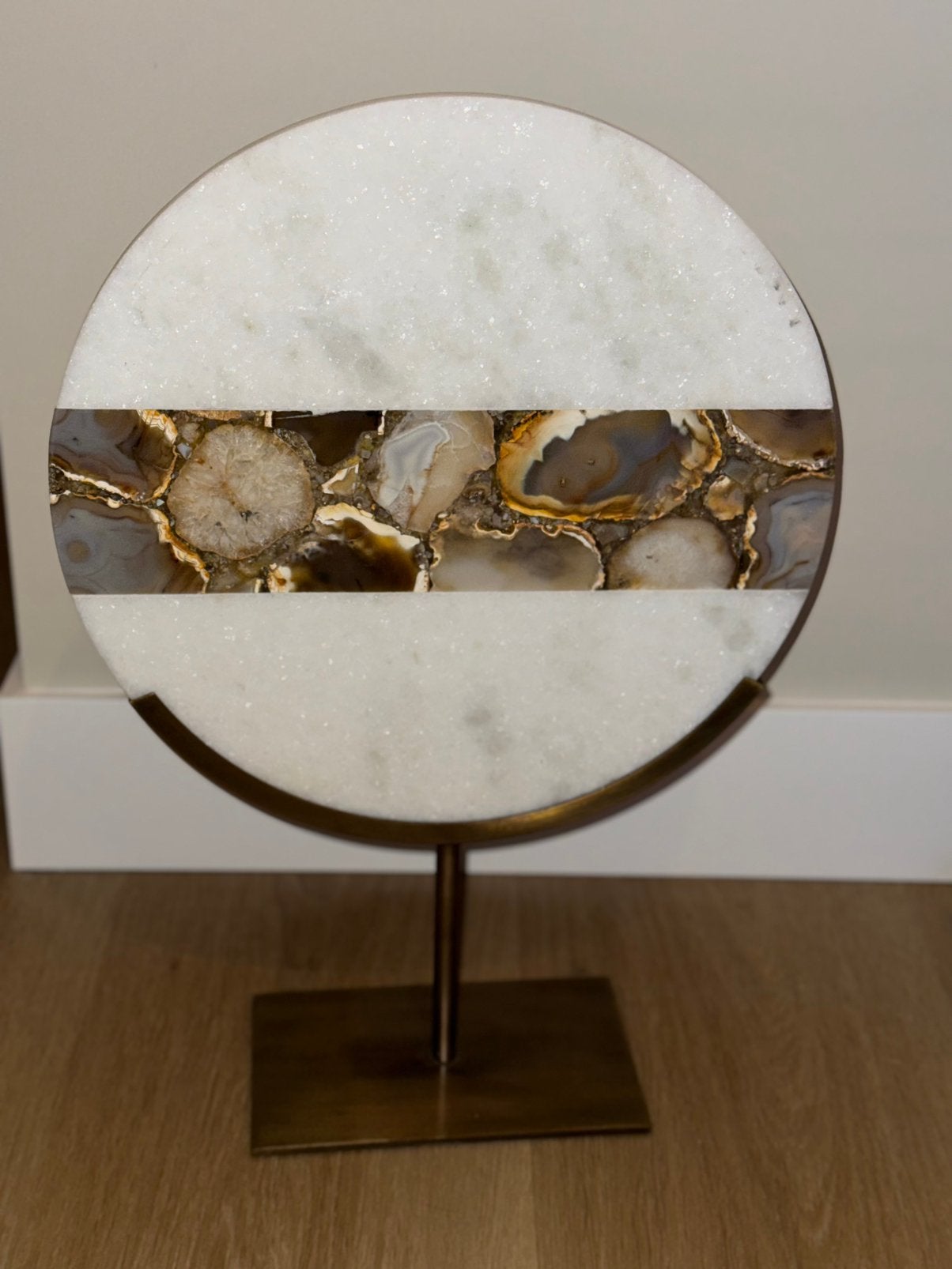 Ornament Gouya Light & Living, Ophalen, Zo goed als nieuw, Goud, Steen/keramiek