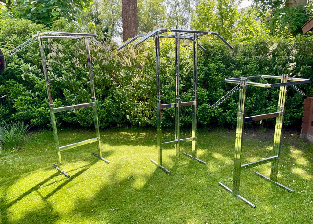Assmann Professionele Chromen Kledingrekken - Zware Kwalitei, Ophalen, Zo goed als nieuw