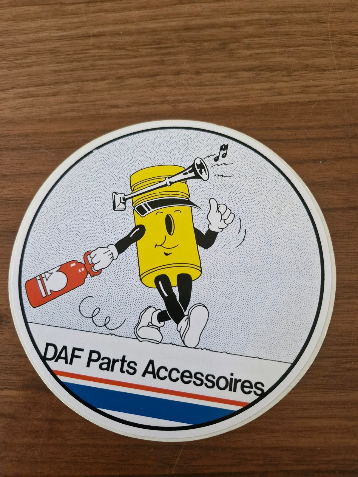 809 DAF Parts Accessoires Sticker - 15 cm Doorsnede, Ophalen of Verzenden, Zo goed als nieuw, Auto's