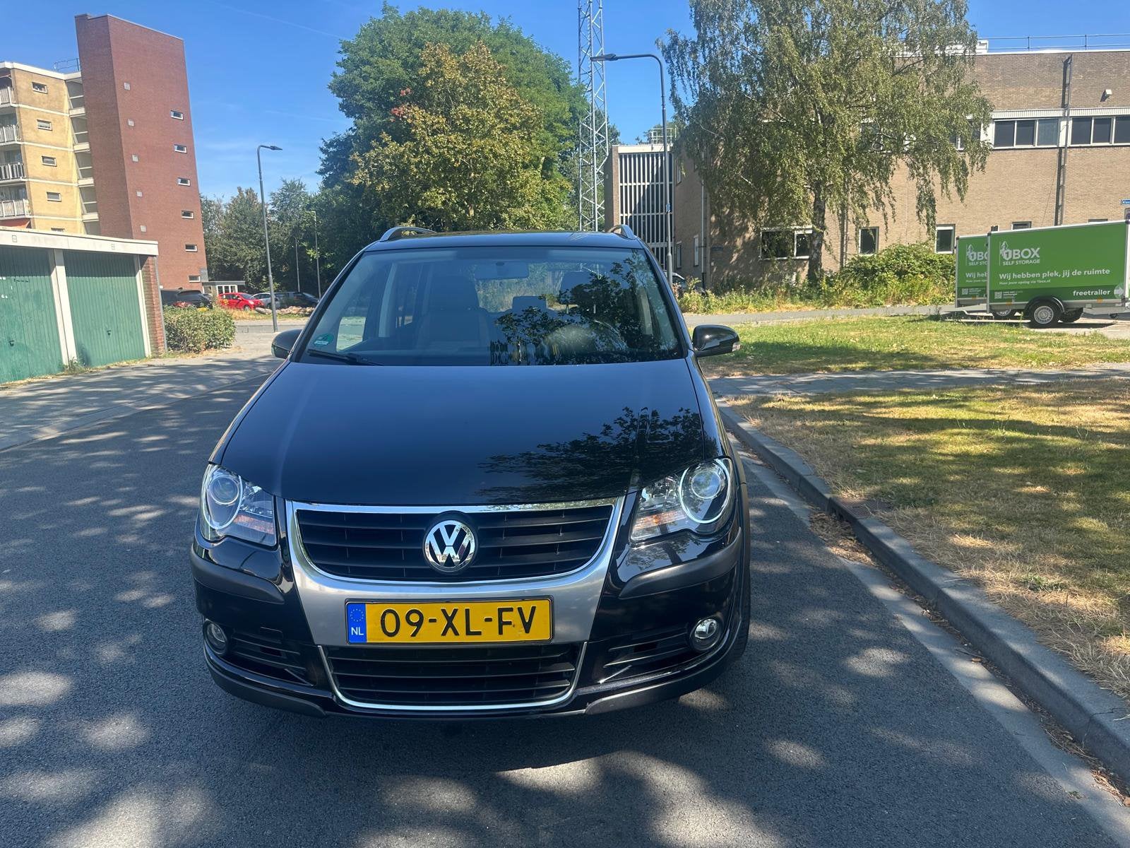 Volkswagen Touran 1.4 TSI 103KW Cross 2007 Zwart, Auto's, 4 cilinders, 1507 kg, Zwart, Origineel Nederlands