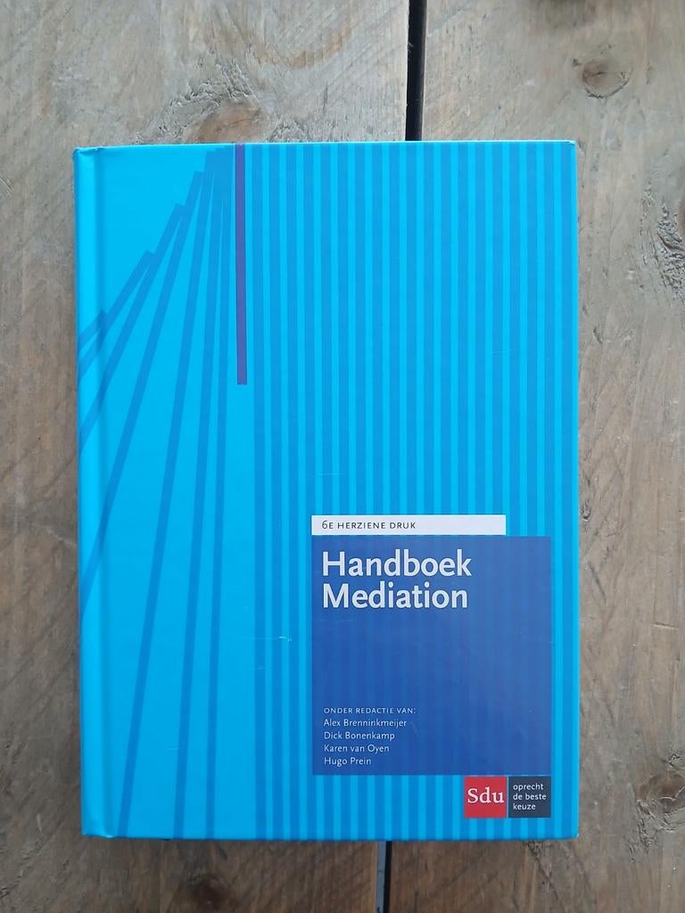 Handboek Mediation - Geheel herziene druk, Boeken, Ophalen, Zo goed als nieuw