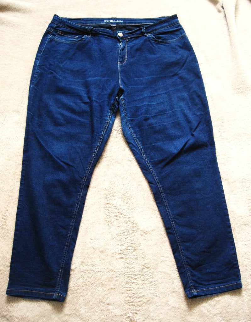 g1  DAMES JEANS van MISS ETAM Maat:XXL, Kleding | Dames, Grote Maten, Ophalen of Verzenden, Gedragen, Blauw, Broek of Spijkerbroek