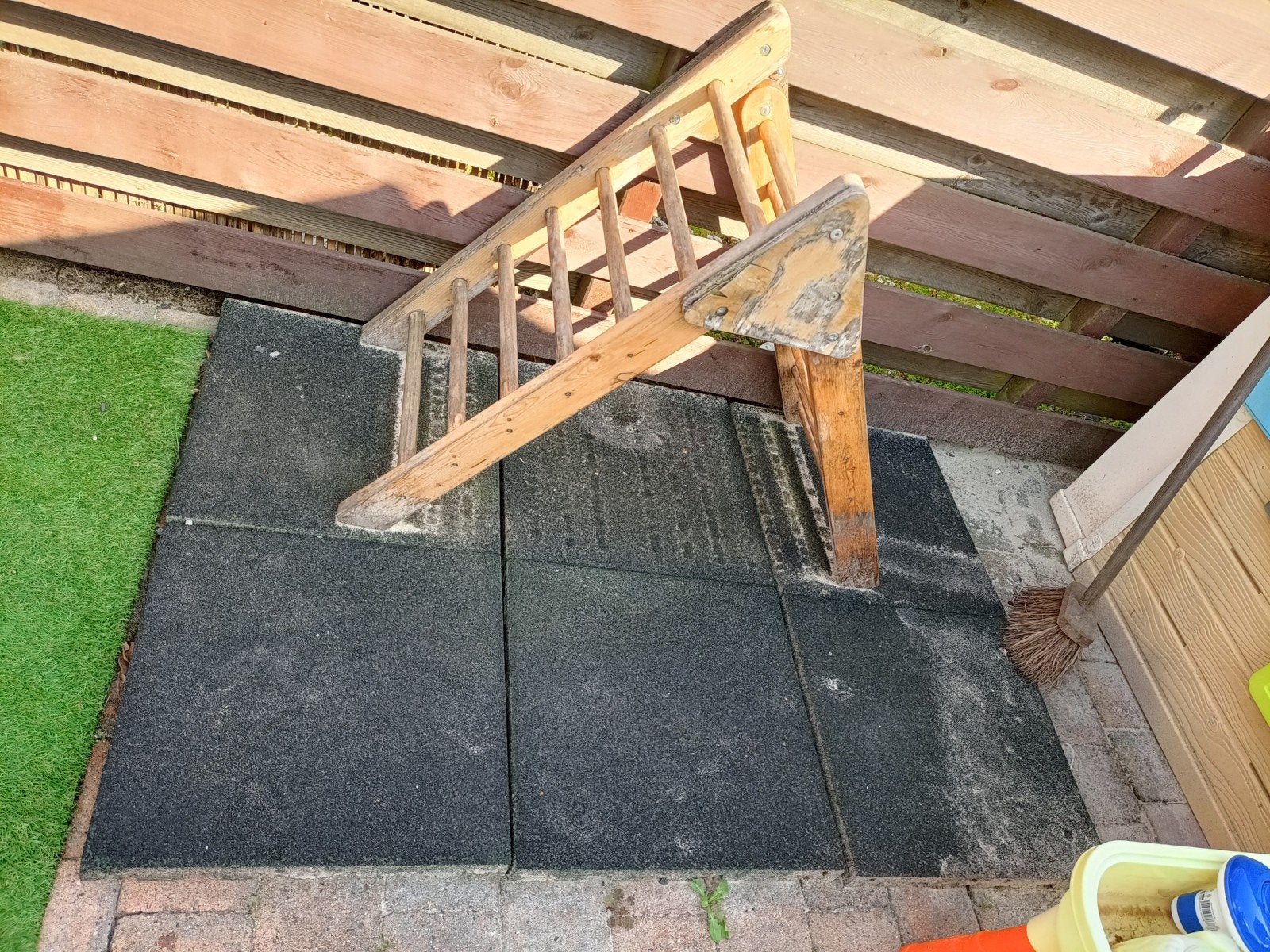 Houten klimrek voor kinderen - Gebruikt, Ophalen, Gebruikt, Klimwand