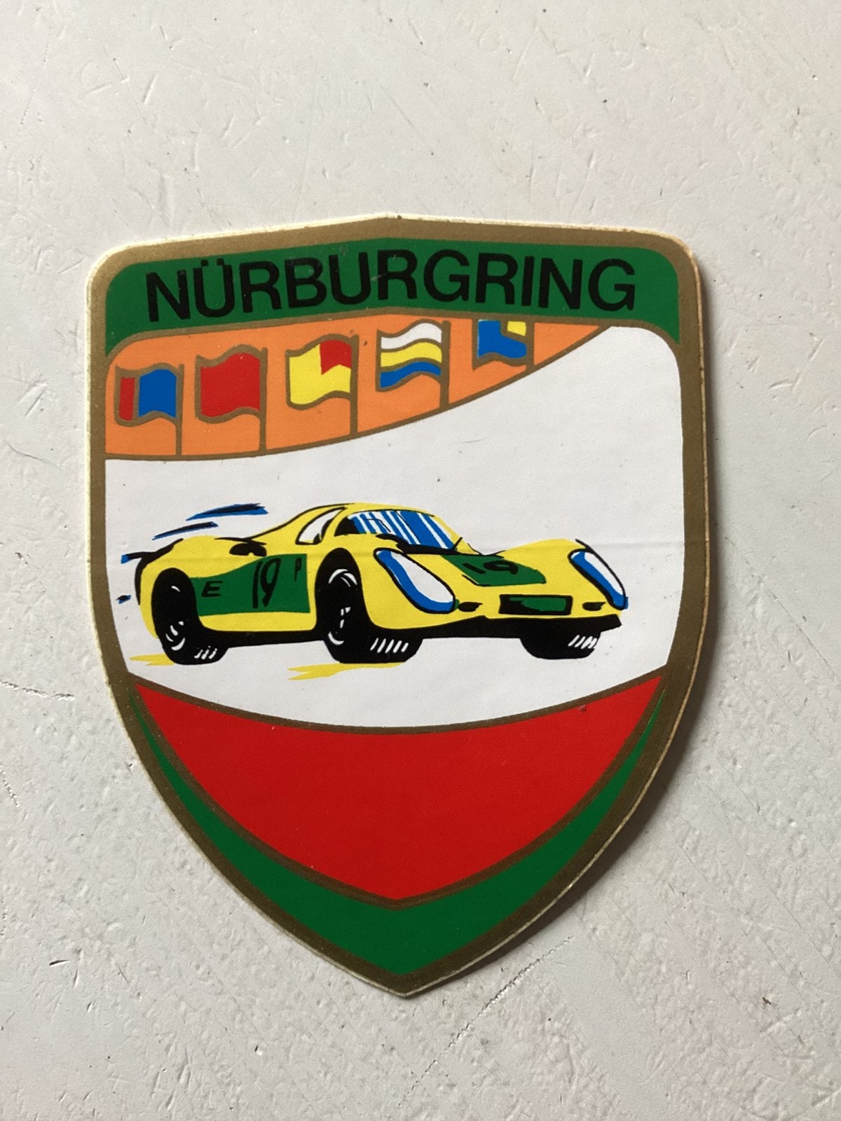 Sticker Nürburgring (racecircuit), Verzenden, Zo goed als nieuw, Sport
