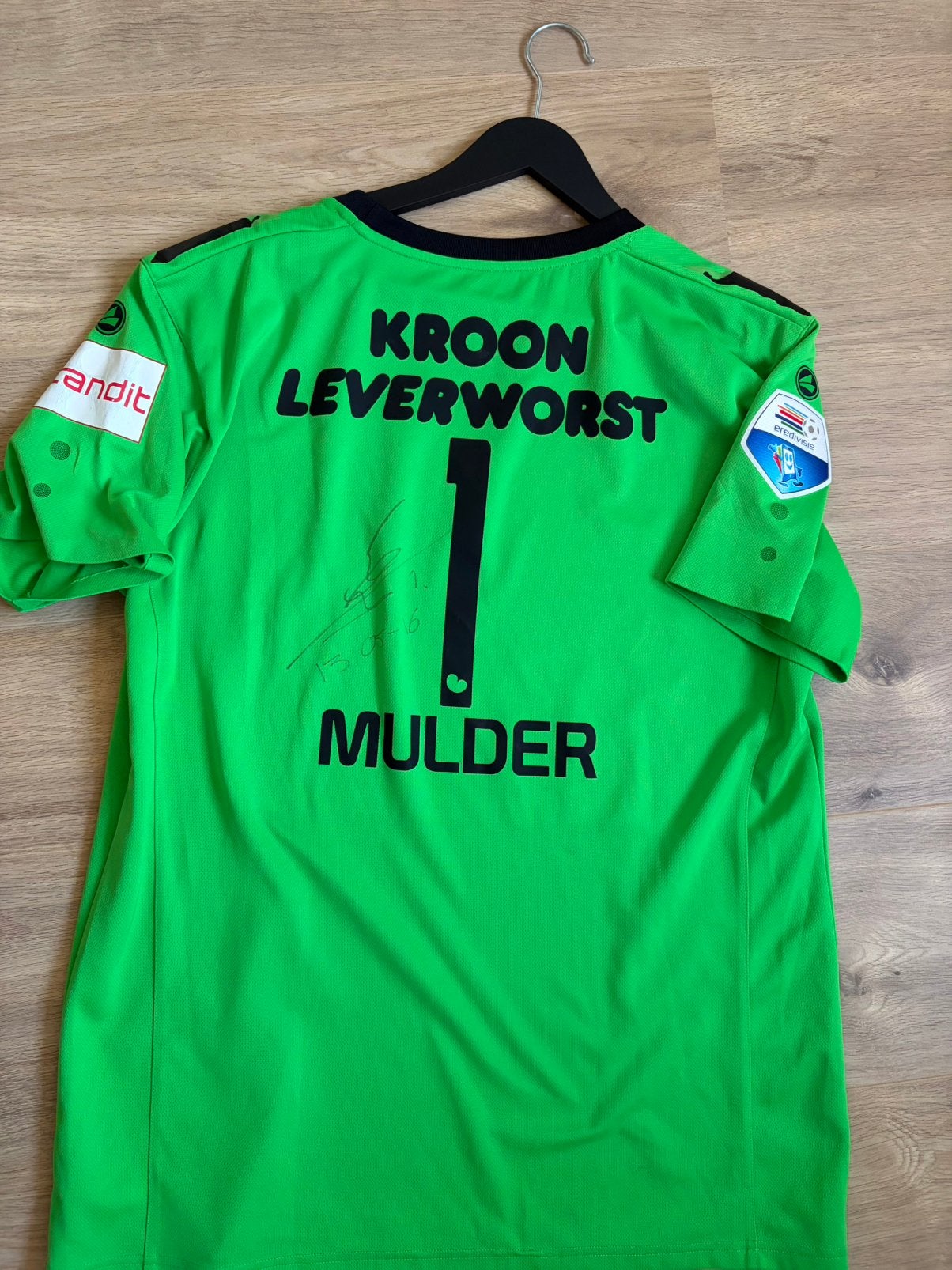 Erwin Mulder #1 SC Heerenveen 2015/16 Matchworn Gesigneerd, Ophalen of Verzenden, Zo goed als nieuw, Overige binnenlandse clubs