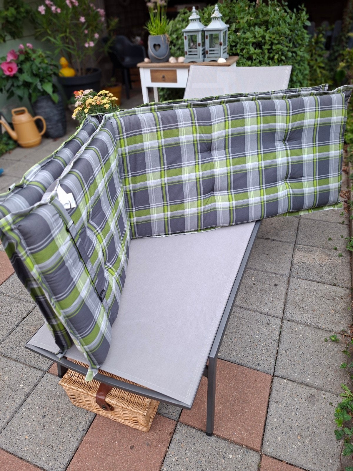 2 kussens voor ligbedden, Tuin en Terras, Tuinmeubel-accessoires, Ophalen