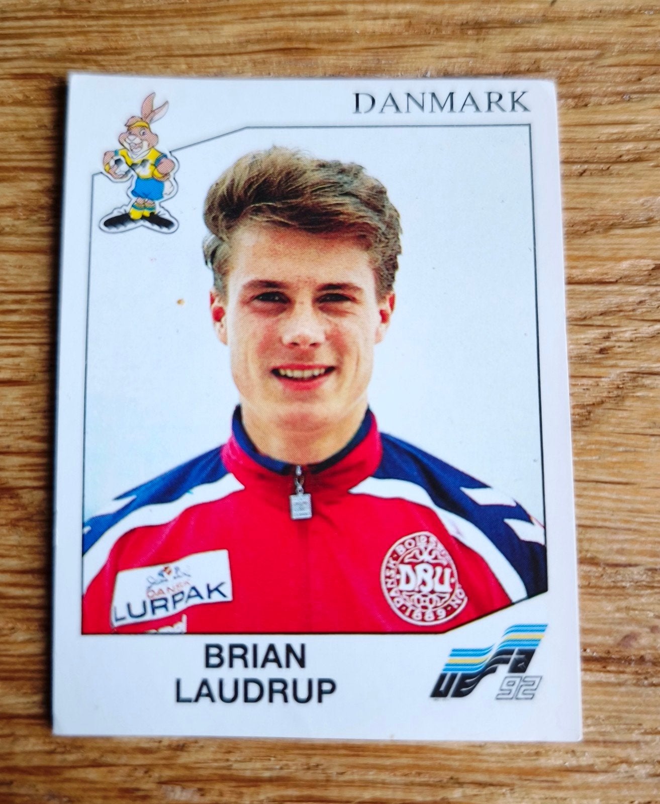 Panini Euro 92 Laudrup, Mølby, Schmeichel kaarten, Ophalen of Verzenden, Zo goed als nieuw, Buitenlandse clubs, Poster, Plaatje of Sticker