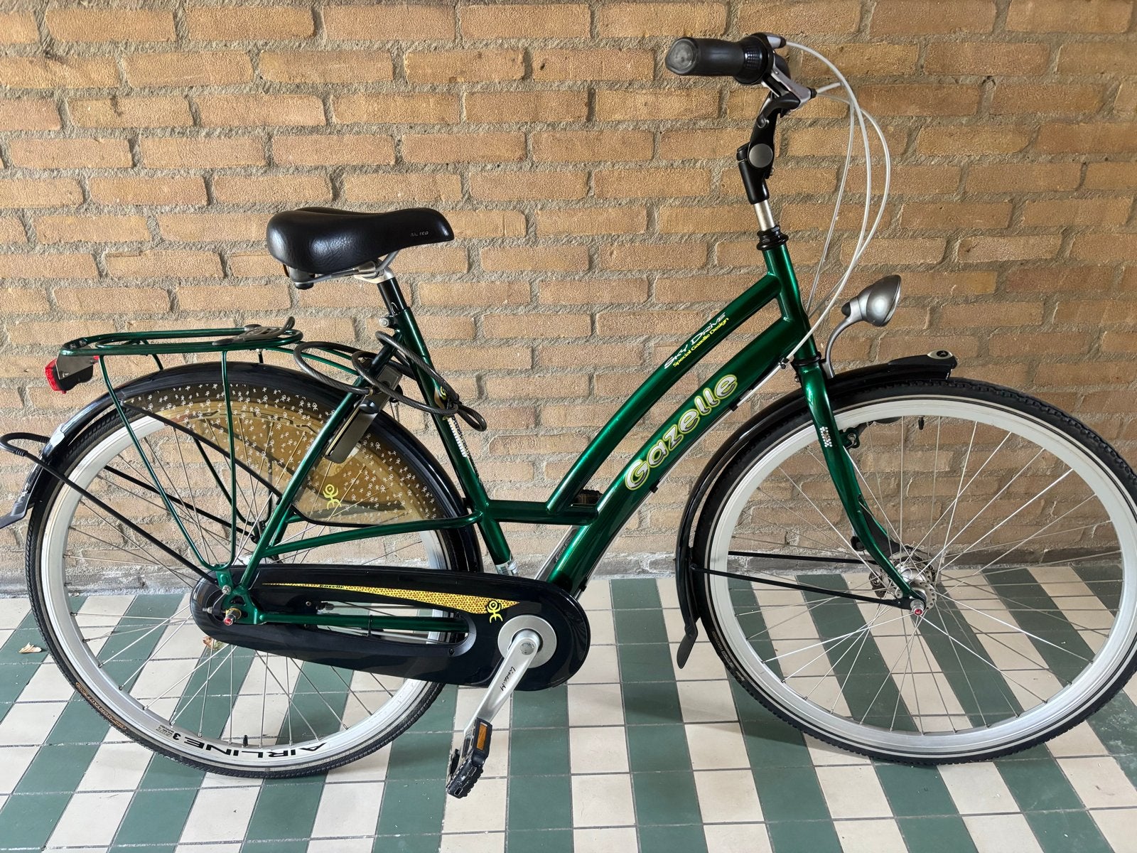 damesfiets - Groen, Fietsen en Brommers, Fietsen | Dames | Damesfietsen, Ophalen, 53 tot 56 cm, Versnellingen, Nieuw