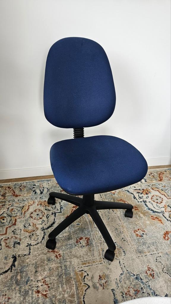 Adjustable Office Chair with High Back and Tilt Function, Ophalen of Verzenden, Zwart