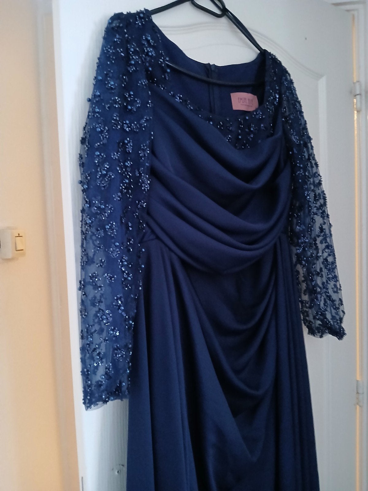 Elegante Jurk Maat 44/46, Galajurk, Blauw, Maat 42/44 (L), Ophalen of Verzenden
