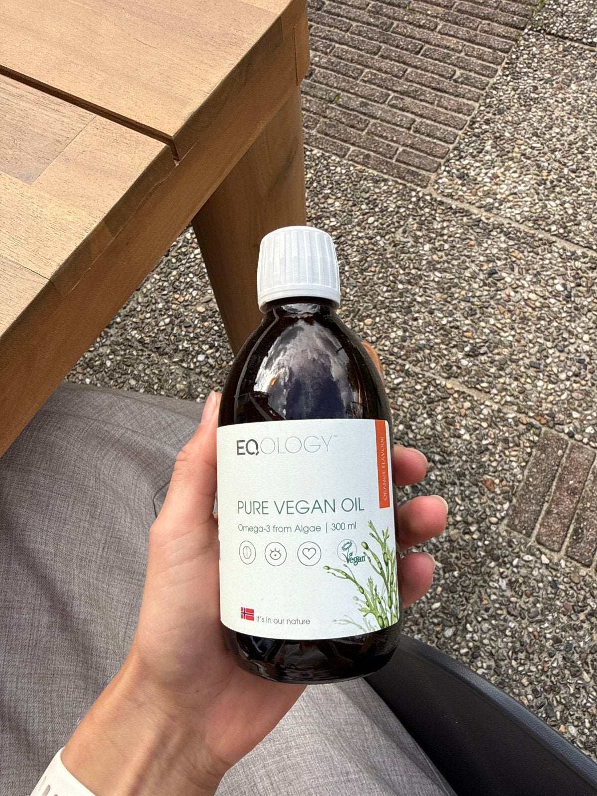 EQology Pure Vegan Oil Omega-3 uit algen 300 ml, Ophalen of Verzenden, Nieuw, Poeder of Drank