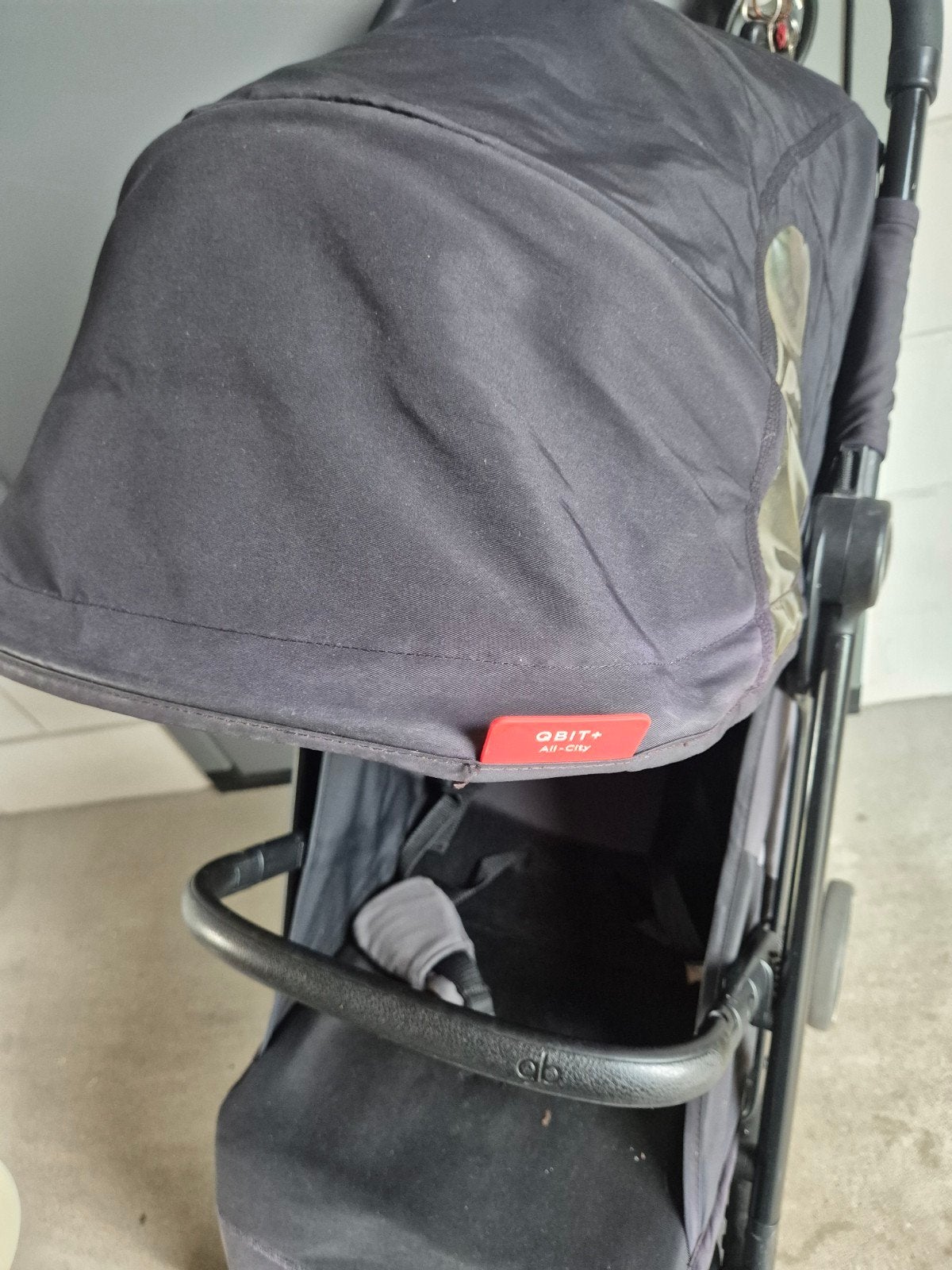 GB Qbit+ All-City kinderwagen zwart, Ophalen of Verzenden, Gebruikt, Kinderwagen, Overige merken