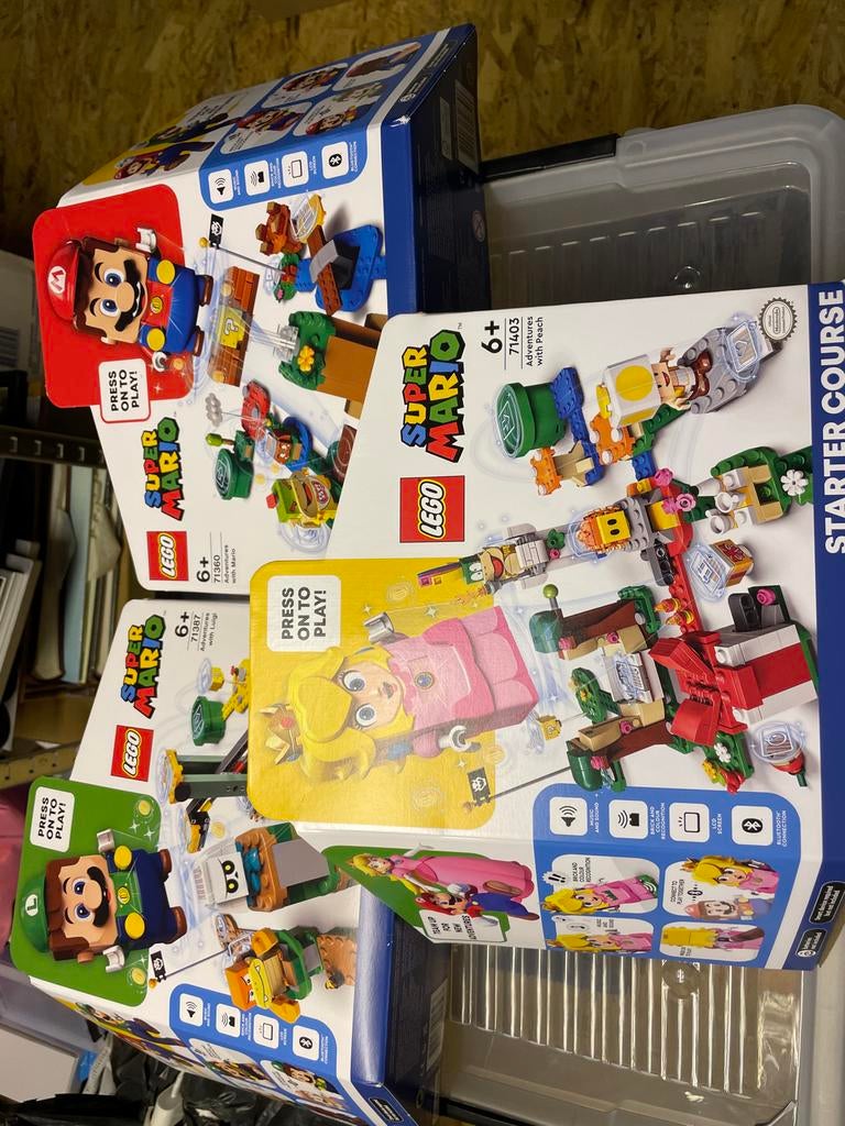 Lego Super Mario Startersets en Uitbreidingen - Nieuw, Kinderen en Baby's, Speelgoed | Duplo en Lego, Ophalen of Verzenden, Nieuw