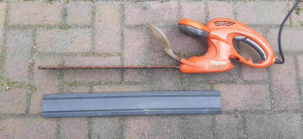 Elektrische heggenschaar, Tuin en Terras, Heggenscharen, Ophalen, Gebruikt, Elektrisch, Flymo