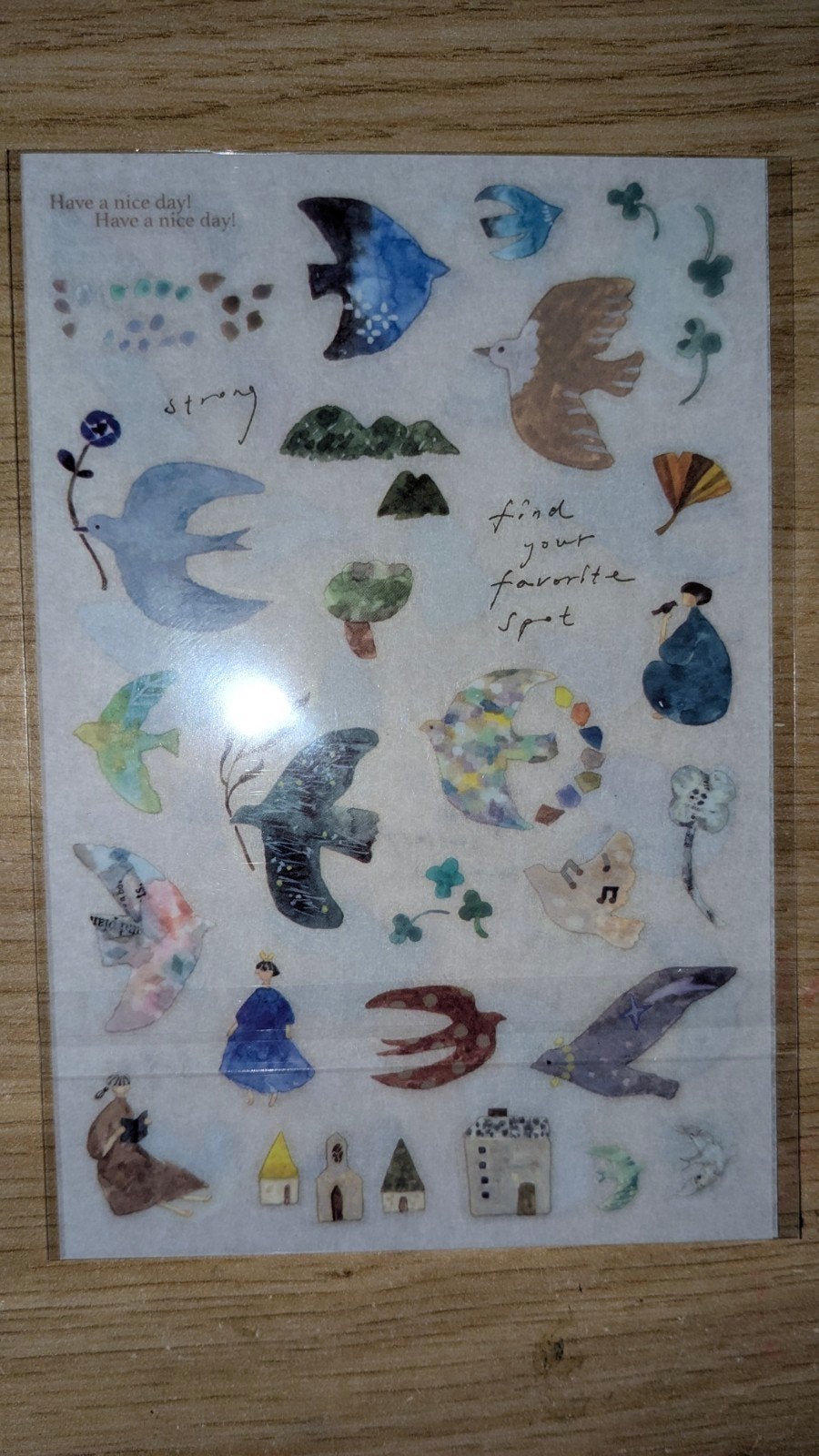 Print on stickers Pion Bird Island, Ophalen, Nieuw