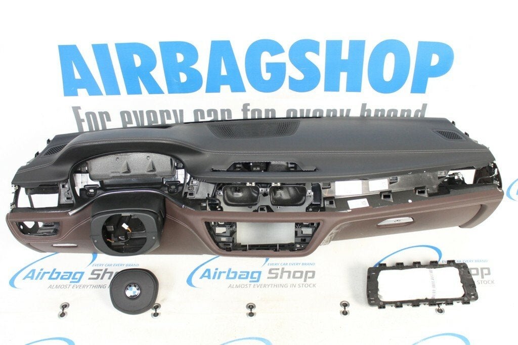 Airbag set Dashboard M leer bruin HUD BMW 7 G11 G12 2015-..., Auto-onderdelen, Gebruikt, Ophalen of Verzenden