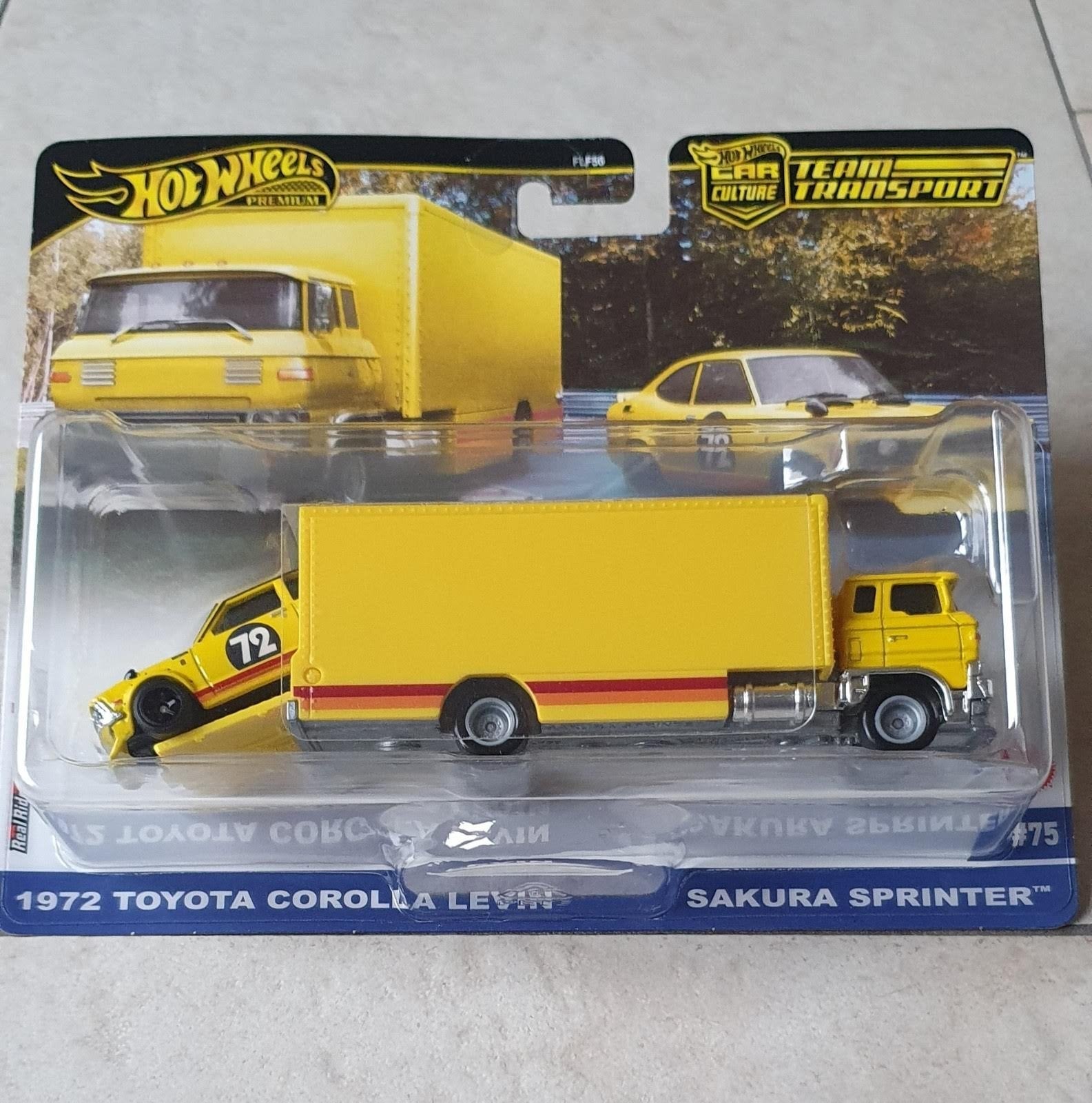 Hot Wheels Team Transport: 1972 Toyota Corolla Levin, Ophalen of Verzenden, Nieuw, Auto