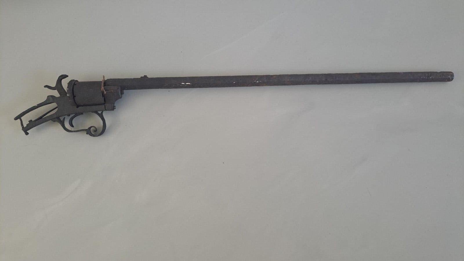 Antieke Revolverkarabijn (Lefaucheux type), Verzamelen, Ophalen, Landmacht, Overige gebieden