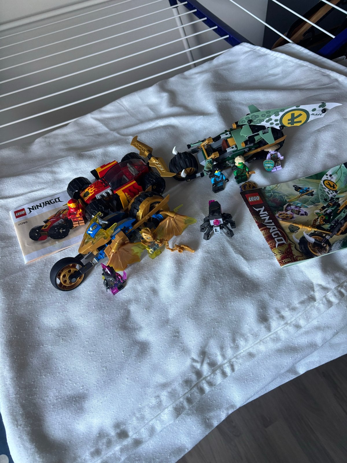 3x LEGO Ninjago sets: 71768, 71745, 71780, Gebruikt, Lego, Ophalen of Verzenden, Compleet