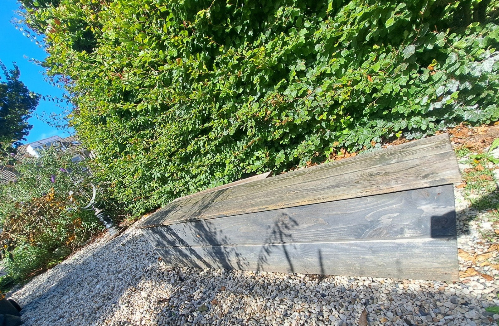 Houten tuinbanken – superstevig – 183 cm, Ophalen, Gebruikt, Hout