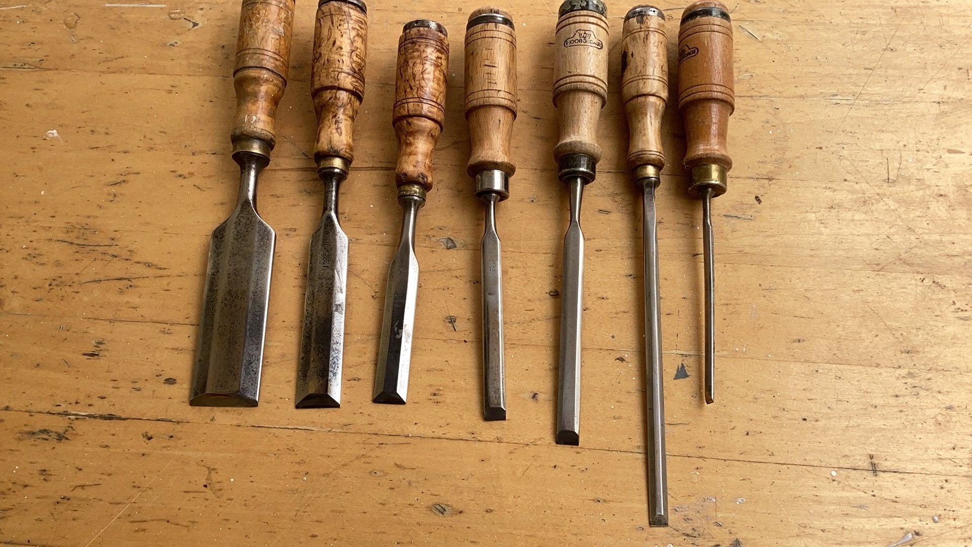 Houtbeitels, Doe-het-zelf en Verbouw, Gereedschap | Handgereedschap, Ophalen of Verzenden, Zo goed als nieuw