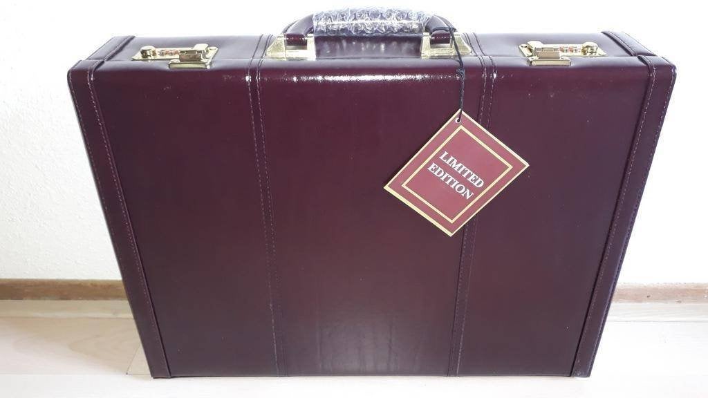 Nieuw Luxe Lederen Attachékoffer, Limited Edition by Mallard, Nieuw, Ophalen of Verzenden, Minder dan 35 cm, Minder dan 50 cm