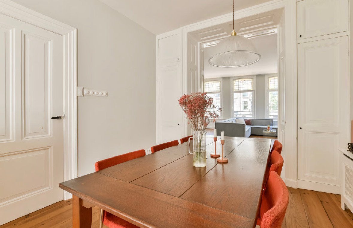 Kersenhouten tafel 200cm lengte, Huis en Inrichting, Tafels | Eettafels, Ophalen, 50 tot 100 cm, Zo goed als nieuw, 150 tot 200 cm