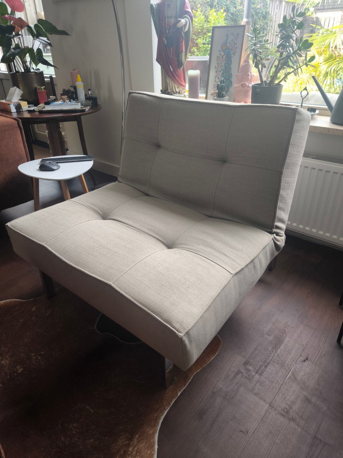 Innovation splitback fauteuil, Ophalen, 75 tot 100 cm, Zo goed als nieuw, Stof
