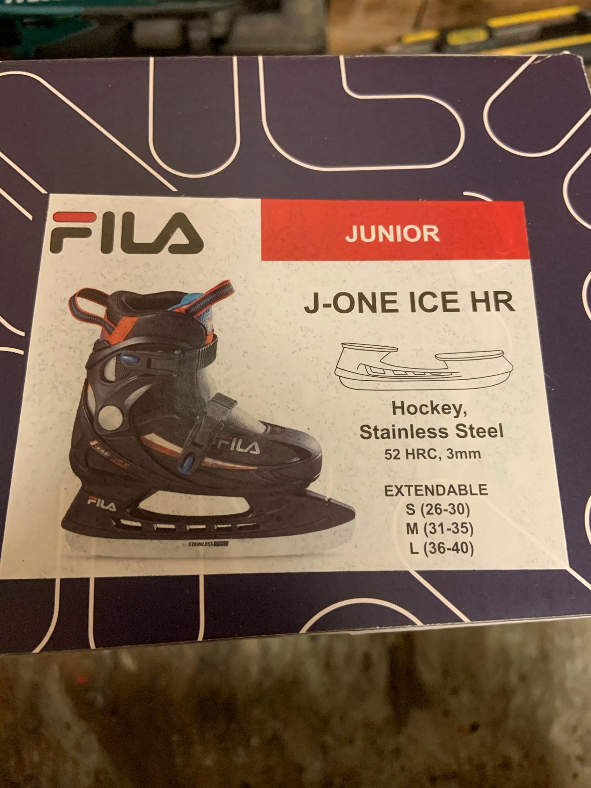 Fila J-One Ice HR Junior IJshockeyschaatsen - Maat 36-40, Ophalen of Verzenden, Nieuw, IJshockeyschaatsen, Overige merken
