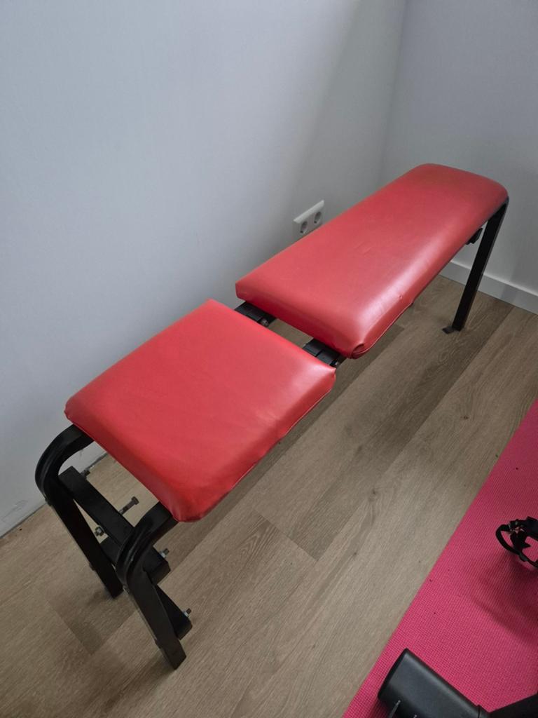 Halterbank verstelbaar, Sport en Fitness, Ophalen, Gebruikt, Krachtstation