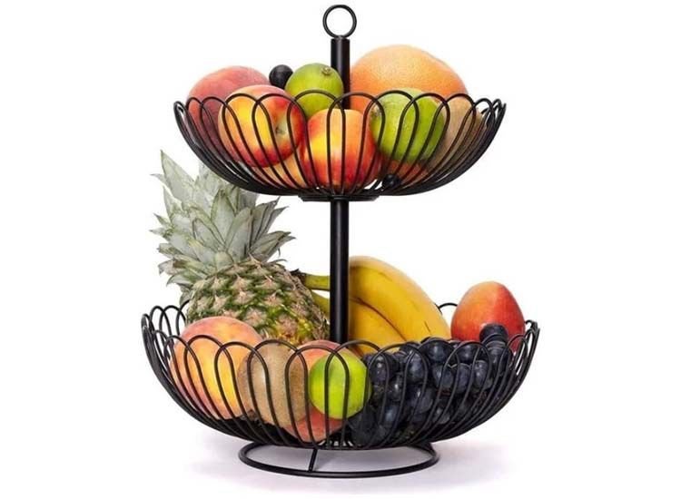 Chefaroné Obst-Etagere fruitmand – nieuw, Ophalen of Verzenden, Nieuw, Rond, Overige materialen