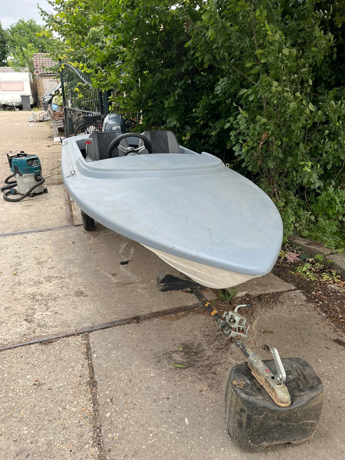 Placom 360 speedboot 8 pk, Watersport en Boten, Ophalen of Verzenden, Zo goed als nieuw