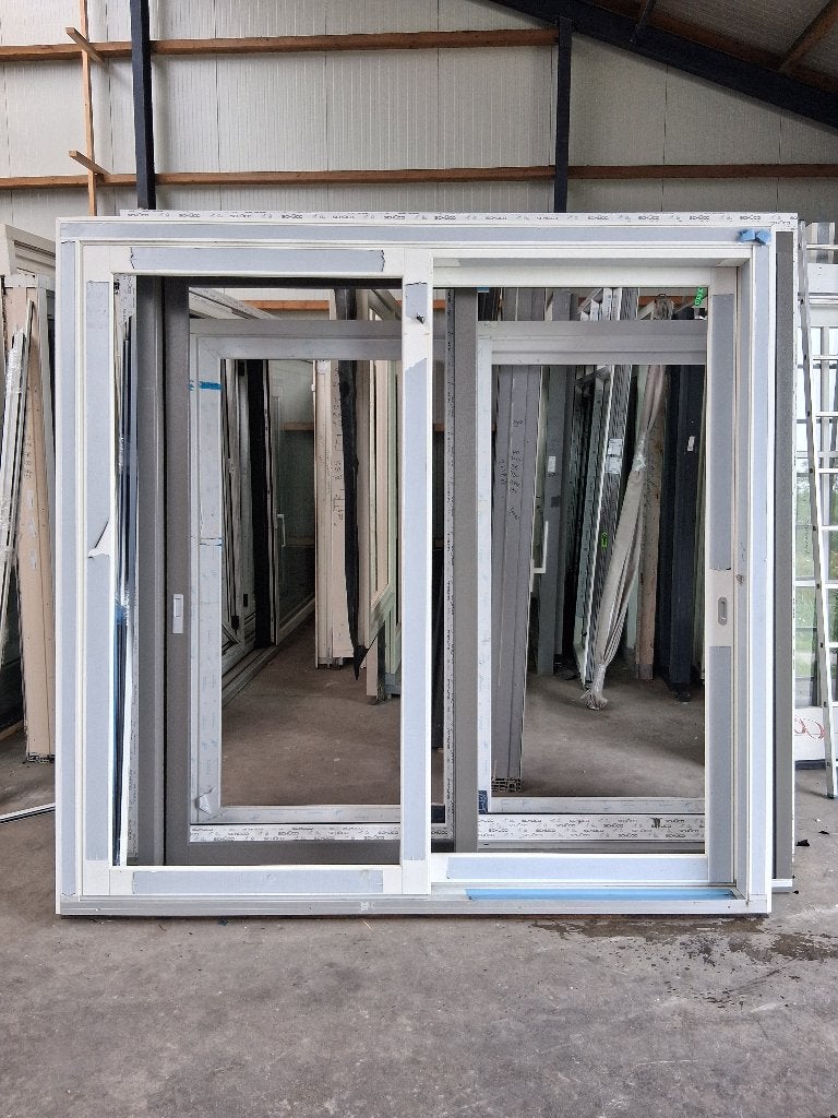 Nieuw Schuifpui bezorgen factuur mogelijk, Kunststof, 225 cm of meer, Ophalen of Verzenden, Zo goed als nieuw