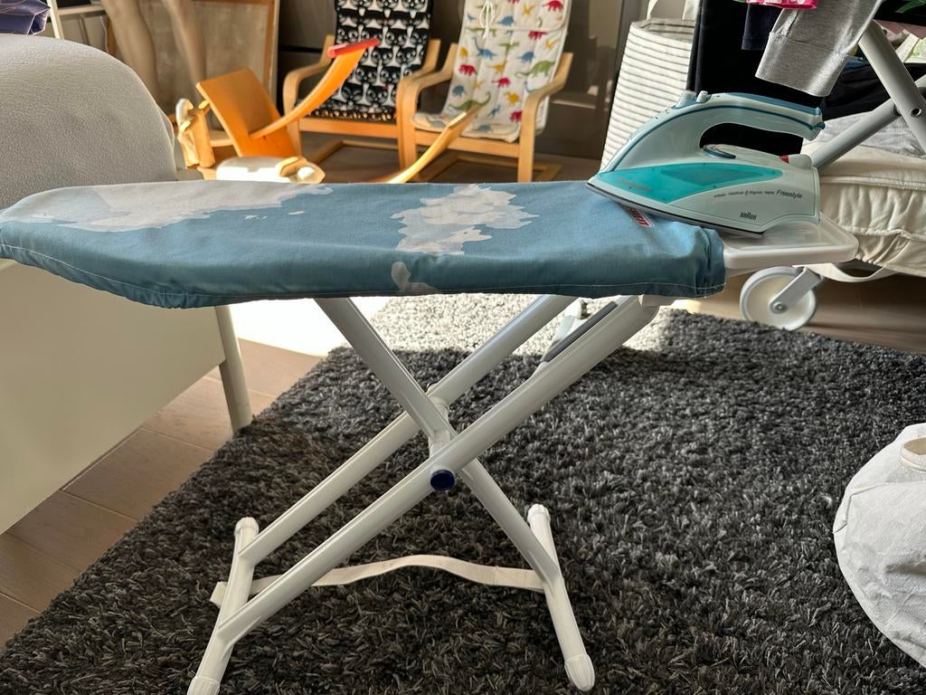 Strijkplank Leifheit met Braun strijkbout - Kinderspeelset, Ophalen of Verzenden, Gebruikt