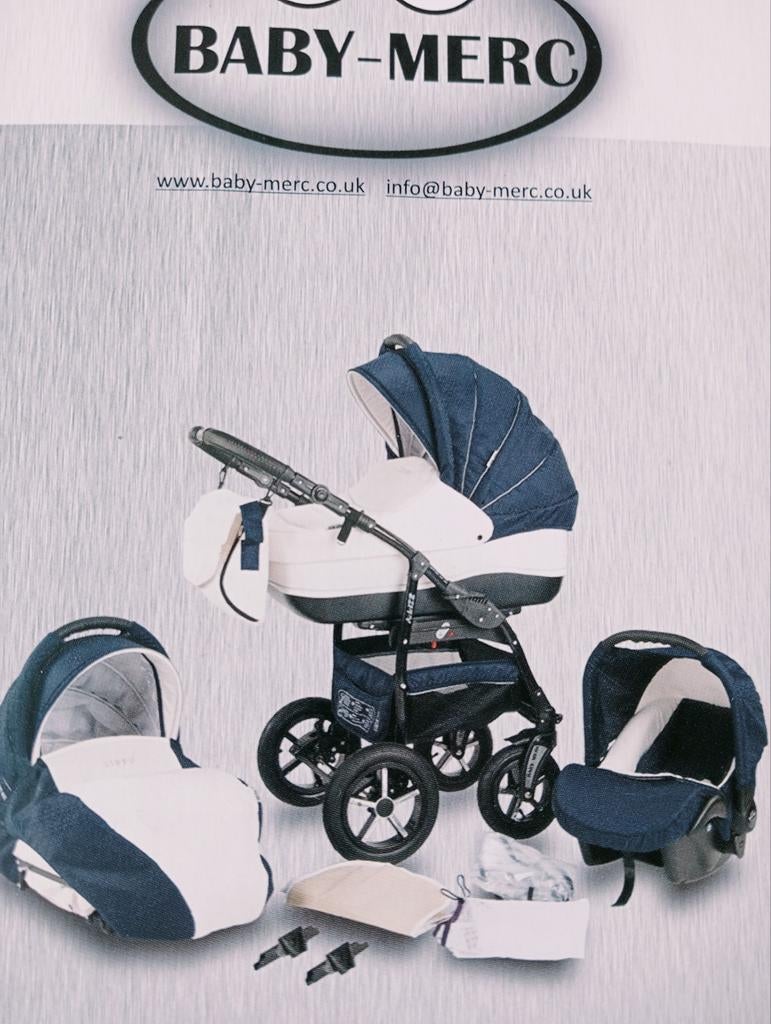 Baby Merc 3 in 1 kinderwagen, Kinderen en Baby's, Kinderwagens en Combinaties, Ophalen, Zo goed als nieuw, Overige merken