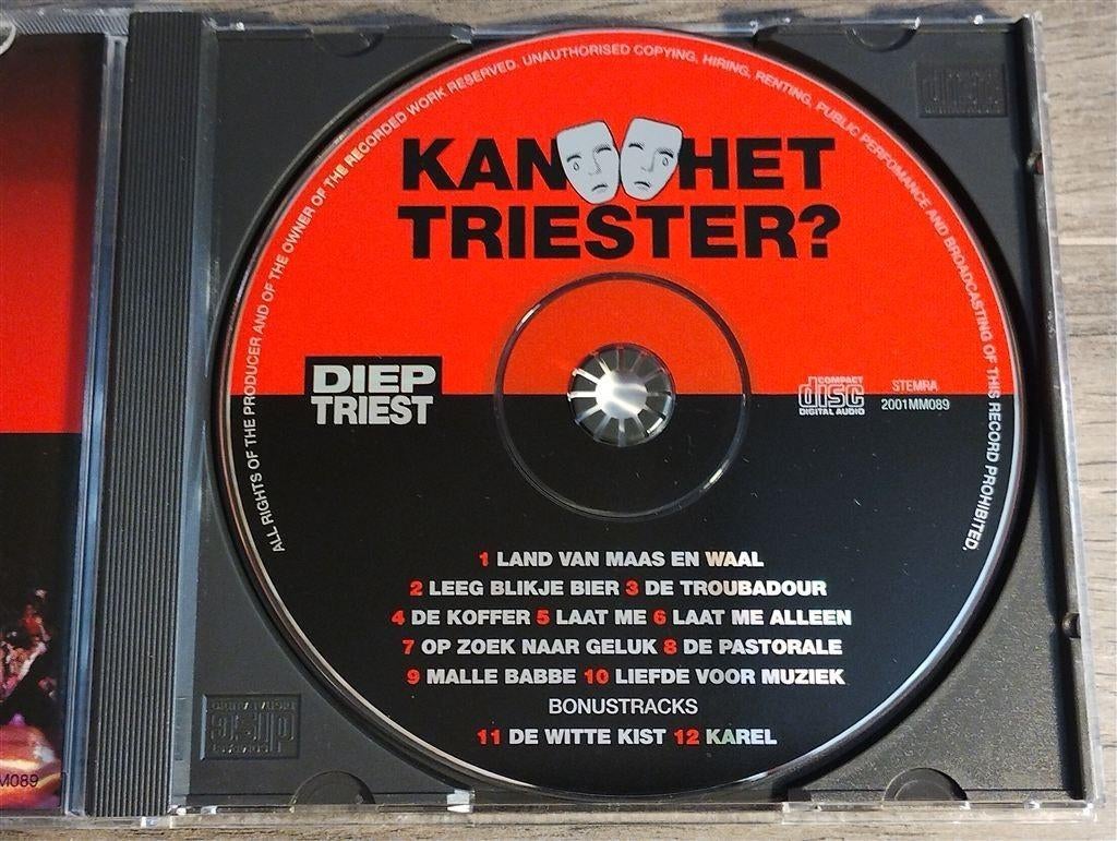 Diep Triest ‎– Kan Het Triester?, Ophalen of Verzenden, Zo goed als nieuw, Levenslied of Smartlap